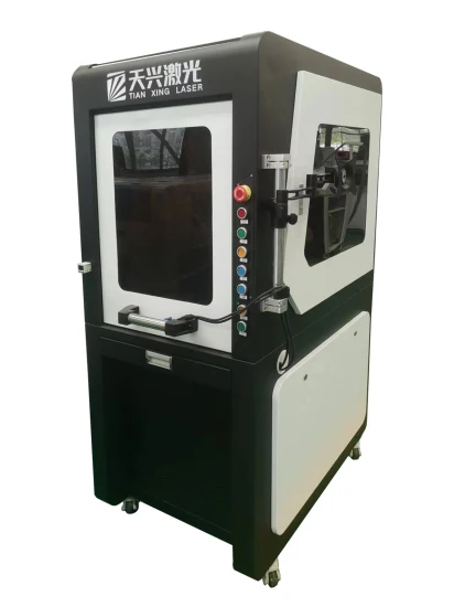 Factory Outlet 8W 10W 15W Green Light Enclosed Fiber Laser Marking Machine for Plastic Metal