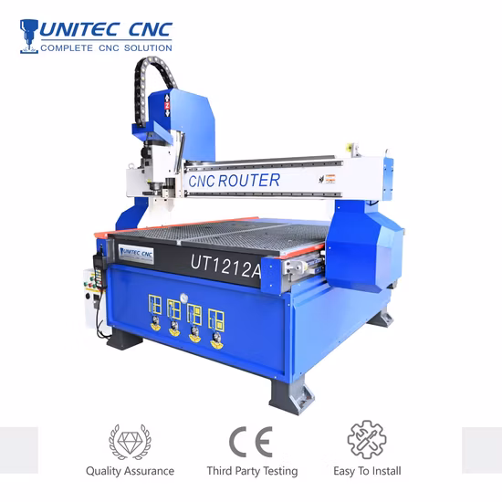 9012 9015 Aluminum Cutter Advertising CNC Router 2.2kw for Copper Brass Wood PVC